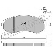 fri.tech. Σετ τακάκια 414.0