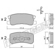 fri.tech. Σετ τακάκια 415.0