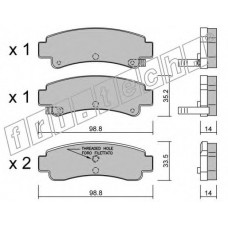 fri.tech. Σετ τακάκια 417.0
