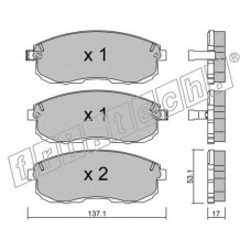 fri.tech. Σετ τακάκια 419.0