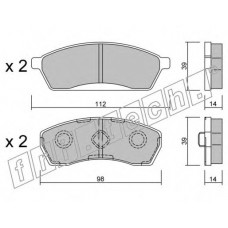 fri.tech. Σετ τακάκια 425.0