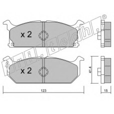fri.tech. Σετ τακάκια 431.0
