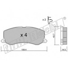 fri.tech. Σετ τακάκια 432.0