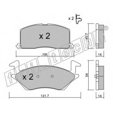 fri.tech. Σετ τακάκια 437.0