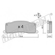 fri.tech. Σετ τακάκια 441.0