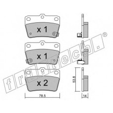 fri.tech. Σετ τακάκια 446.0