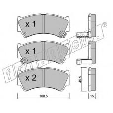 fri.tech. Σετ τακάκια 452.0