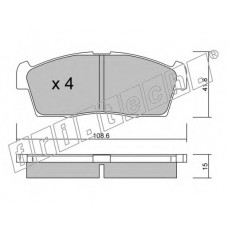 fri.tech. Σετ τακάκια 455.0