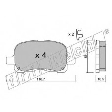 fri.tech. Σετ τακάκια 458.0