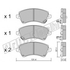 fri.tech. Σετ τακάκια 462.0