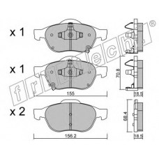 fri.tech. Σετ τακάκια 464.0