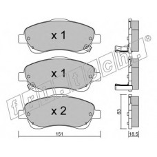 fri.tech. Σετ τακάκια 466.0