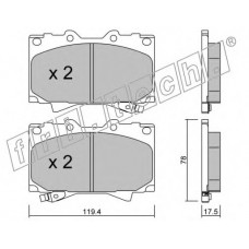 fri.tech. Σετ τακάκια 468.0