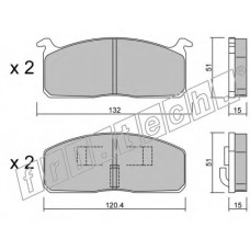 fri.tech. Σετ τακάκια 473.0
