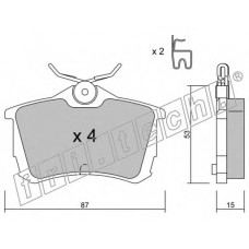 fri.tech. Σετ τακάκια 481.0