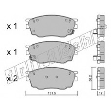 fri.tech. Σετ τακάκια 491.0