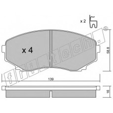 fri.tech. Σετ τακάκια 493.0