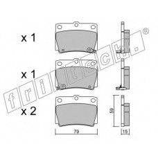 fri.tech. Σετ τακάκια 500.0