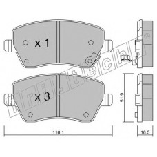 fri.tech. Σετ τακάκια 501.1