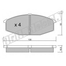 fri.tech. Σετ τακάκια 506.0