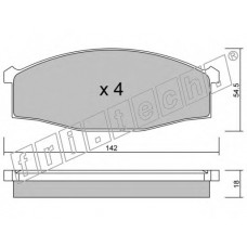 fri.tech. Σετ τακάκια 513.0