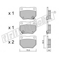 fri.tech. Σετ τακάκια 517.0
