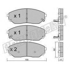 fri.tech. Σετ τακάκια 531.0