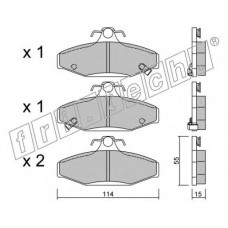 fri.tech. Σετ τακάκια 536.0