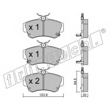 fri.tech. Σετ τακάκια 537.0
