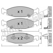 fri.tech. Σετ τακάκια 541.0
