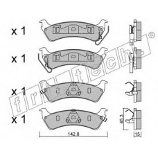 fri.tech. Σετ τακάκια 543.0