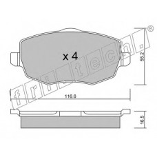 fri.tech. Σετ τακάκια 544.0