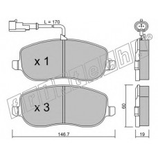 fri.tech. Σετ τακάκια 546.1