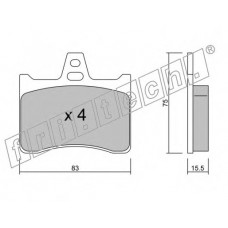 fri.tech. Σετ τακάκια 547.0