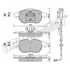 fri.tech. Σετ τακάκια 556.1W