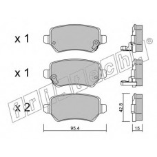 fri.tech. Σετ τακάκια 558.0