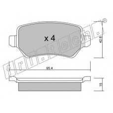 fri.tech. Σετ τακάκια 558.1