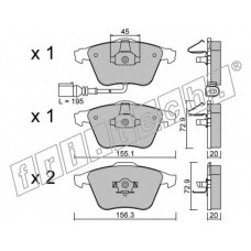 fri.tech. Σετ τακάκια 565.2