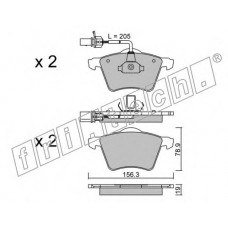 fri.tech. Σετ τακάκια 566.1