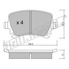 fri.tech. Σετ τακάκια 569.0