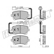 fri.tech. Σετ τακάκια 570.1