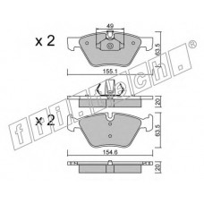 fri.tech. Σετ τακάκια 573.0