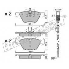 fri.tech. Σετ τακάκια 573.3W