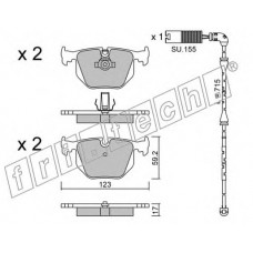 fri.tech. Σετ τακάκια 576.2W