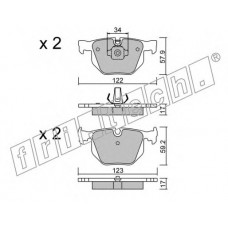 fri.tech. Σετ τακάκια 577.0