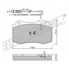 fri.tech. Σετ τακάκια 579.1W