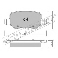 fri.tech. Σετ τακάκια 581.0