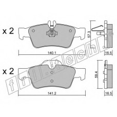 fri.tech. Σετ τακάκια 584.0