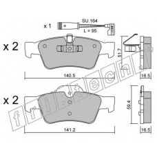 fri.tech. Σετ τακάκια 584.1W