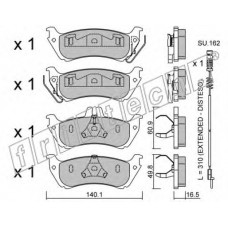 fri.tech. Σετ τακάκια 586.1W